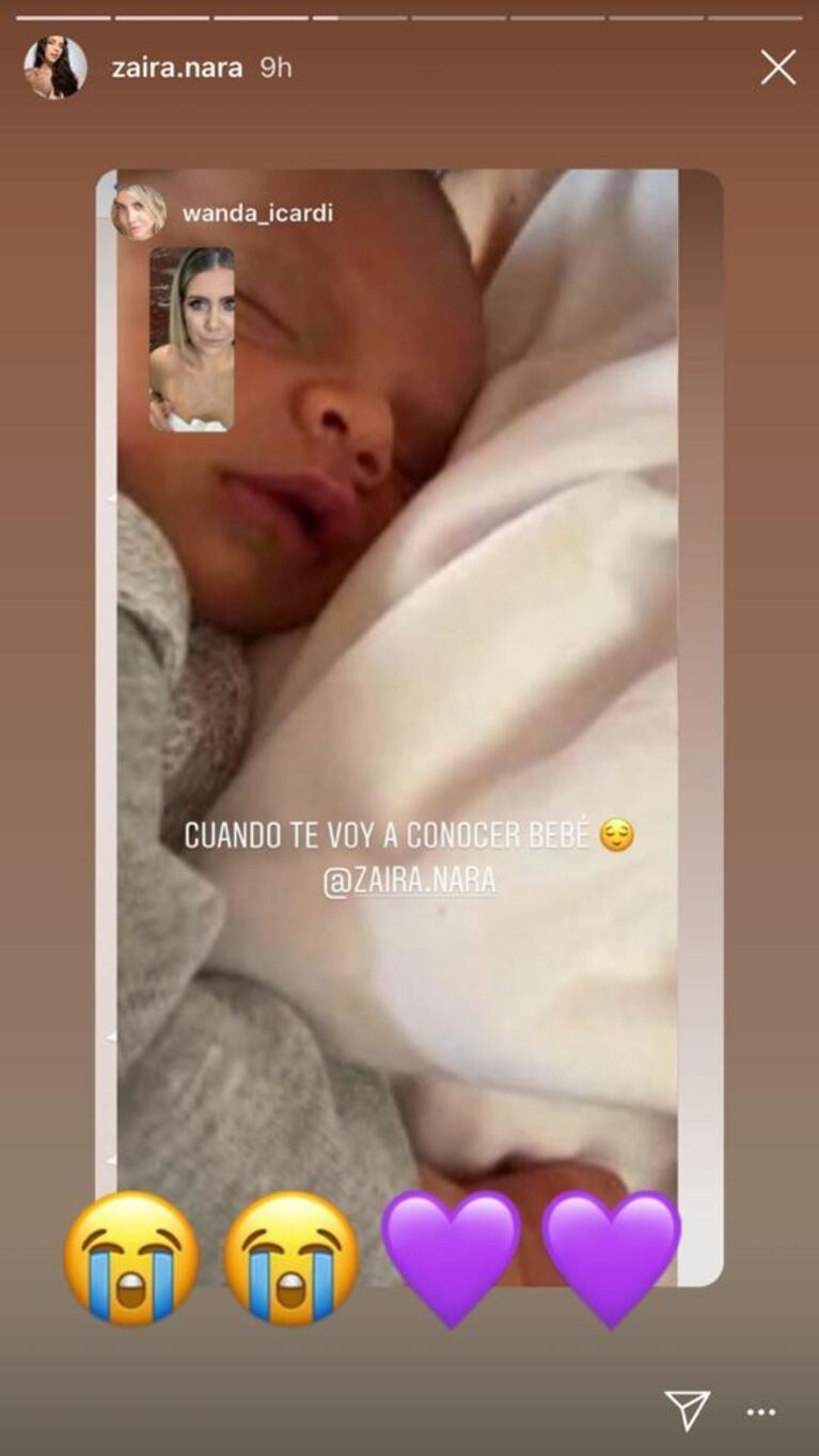 La tristeza de Wanda Nara porque no pudo visitar a su sobrinito Viggo: “¿Cuándo te voy a conocer?”