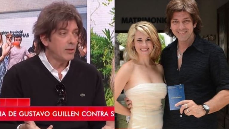 La última aparición de Gustavo Guillén en TV, su exmujer lo había denunciado por violencia de género y él la contradenunció: Sufrí agresiones