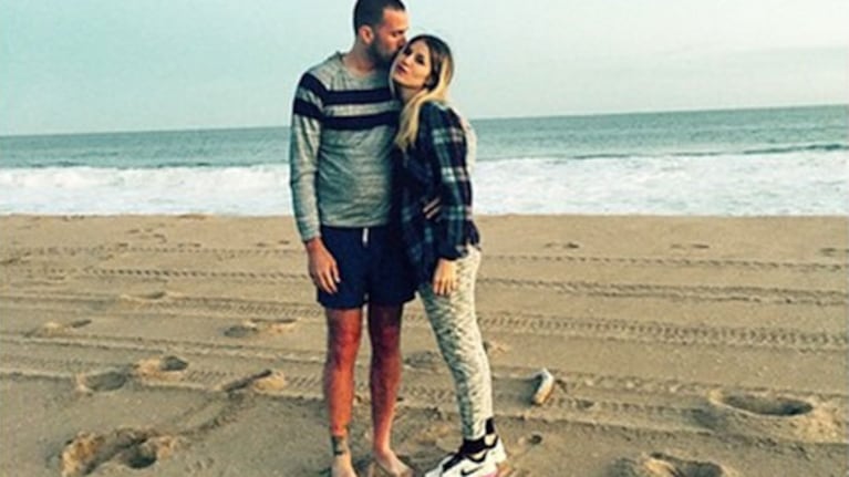 La última foto jutos que publicó Micaela Tinelli. (Foto: Instagram)