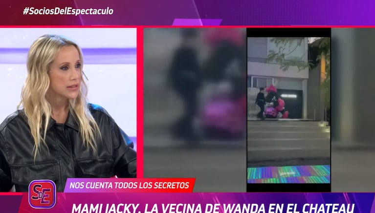 La vecina de Wanda aseguró que el departamento de la cantante está "embrujado".