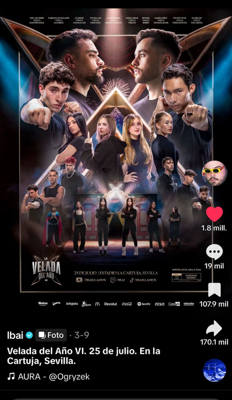 La Velada del Año VI se transmitirá en TikTok LIVE: cómo ver en vivo el evento de Ibai Llanos