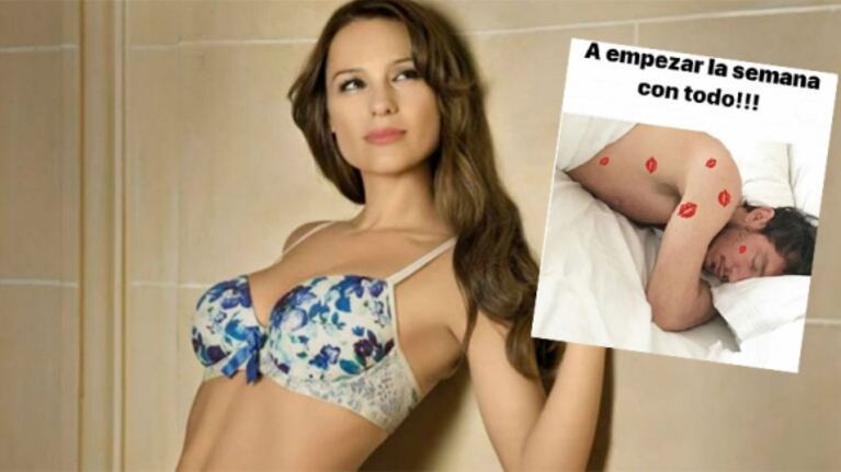 La venganza de Pampita luego de que Pico Mónaco la "escrachara" en plena siesta: "A empezar la semana con todo"