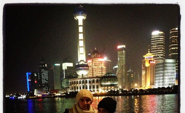 La vida de Tamara Alves y Patricio Toranzo, en China (Foto: álbum personal Alves-Toranzo).