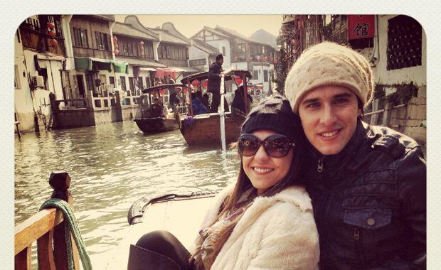La vida de Tamara Alves y Patricio Toranzo, en China (Foto: álbum personal Alves-Toranzo).