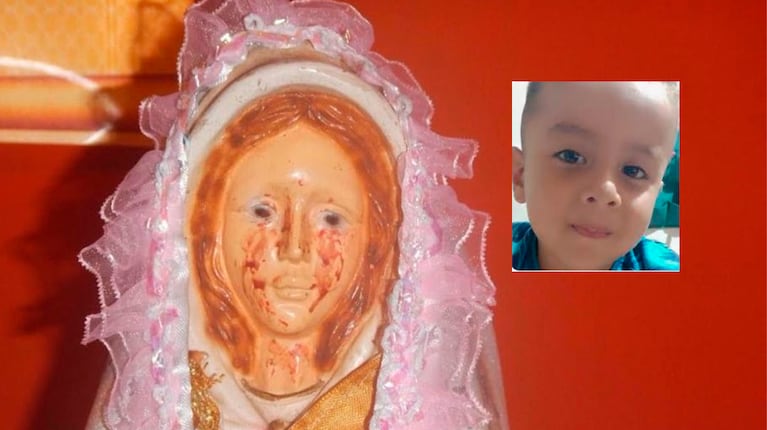 La Virgen de Metán lloró sangre mientras rezaban por la aparición de Loan