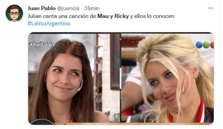 La Voz Argentina: Mau y Ricky agradecieron a Dios por las redes sociales y explotaron los memes