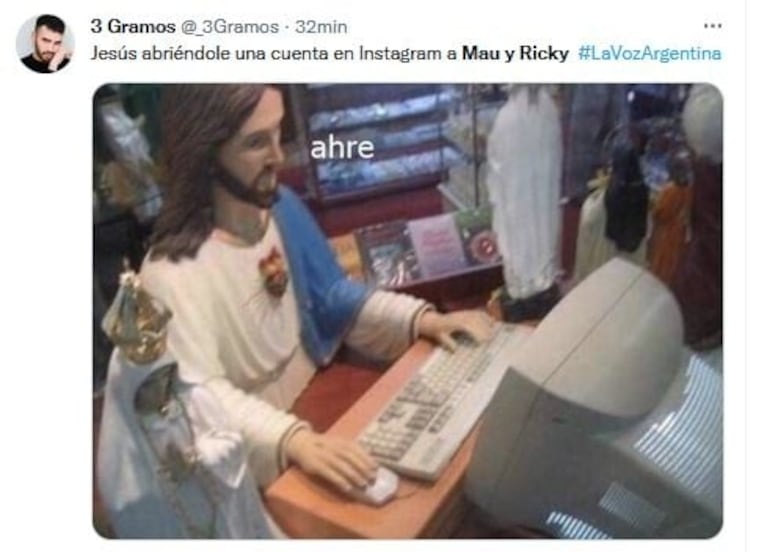 La Voz Argentina: Mau y Ricky agradecieron a Dios por las redes sociales y explotaron los memes