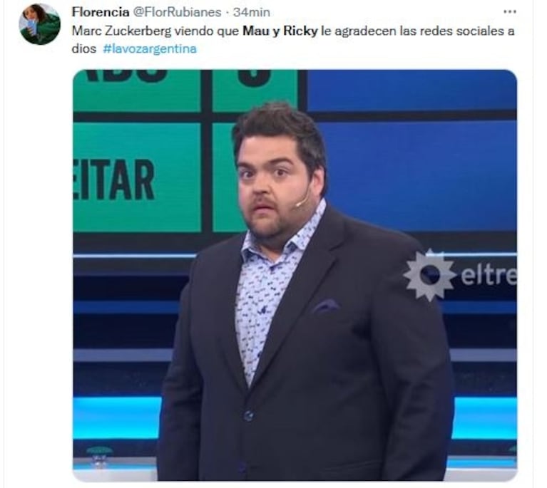 La Voz Argentina: Mau y Ricky agradecieron a Dios por las redes sociales y explotaron los memes