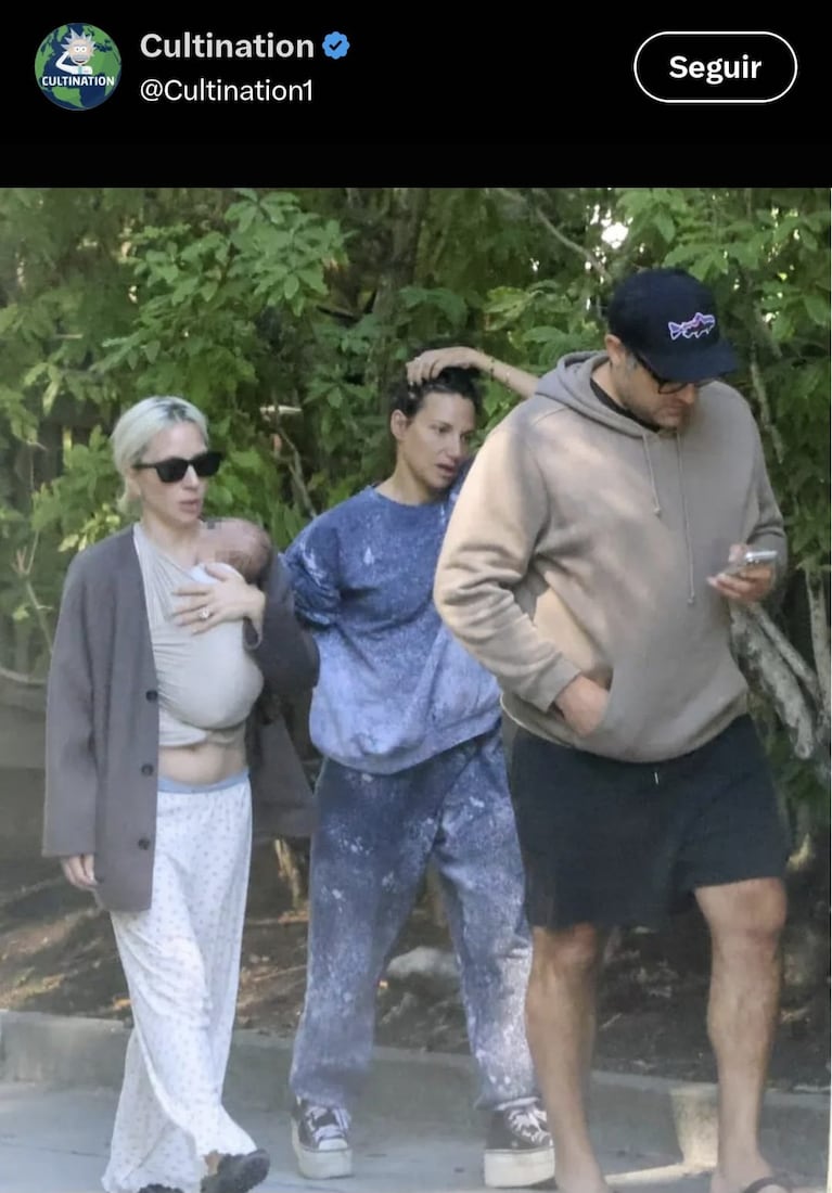 Lady Gaga fue mamá con Michael Polansky (Foto: X/@cultination).