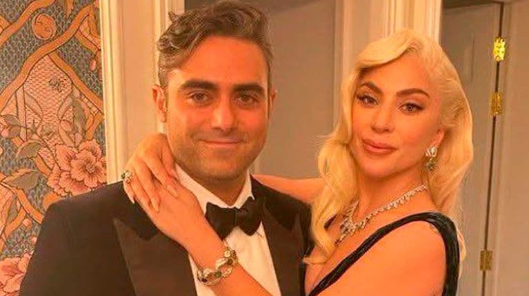 Lady Gaga y Mchael Polansky (Foto: X.com)