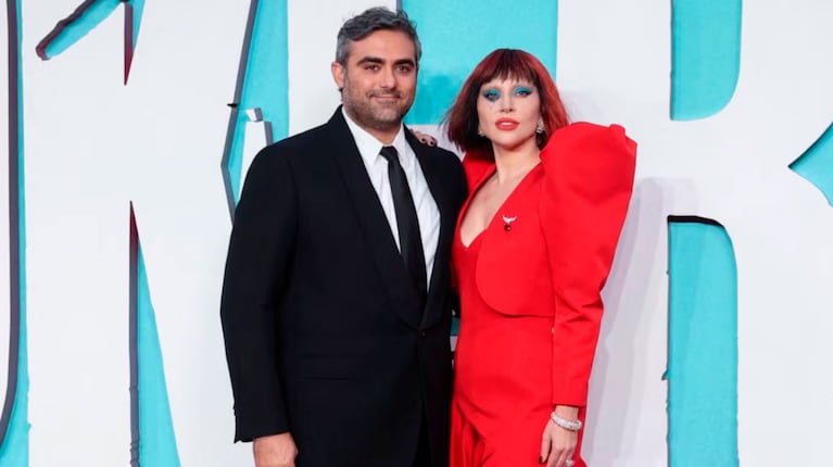 Lady Gaga y Michael Polansky (Foto: AFP).