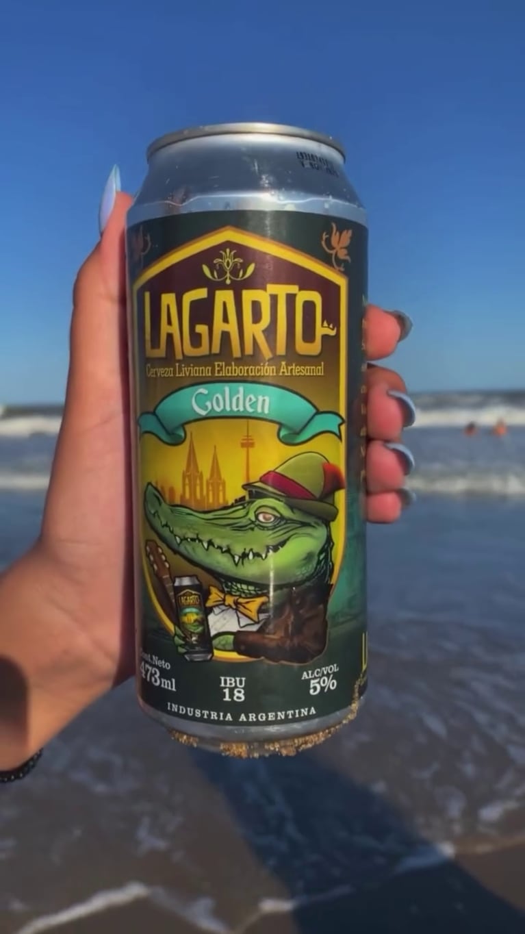 Lagarto, la cerveza que fabrica el actor Gonzálo Suárez. (Foto: @cervezalagarto)