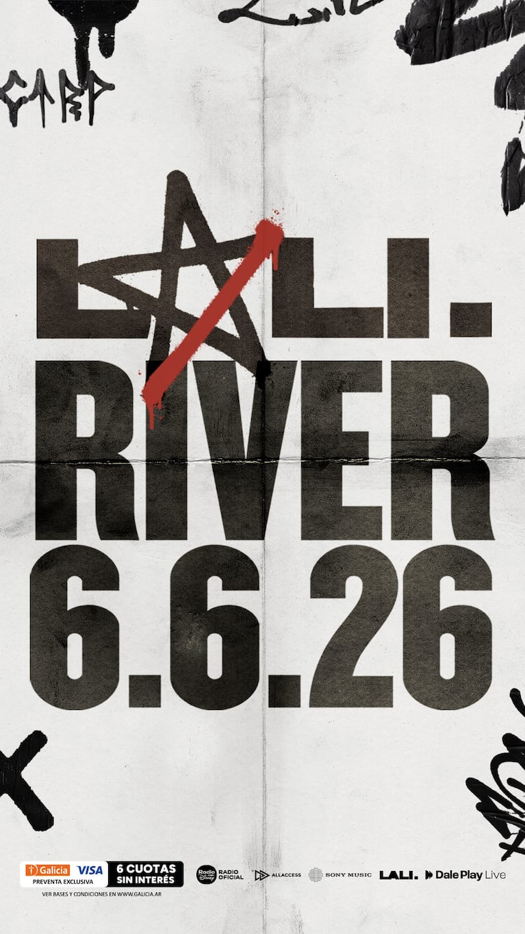 Lali atiende al demonio en River: anuncia un show histórico en el Estadio Monumental