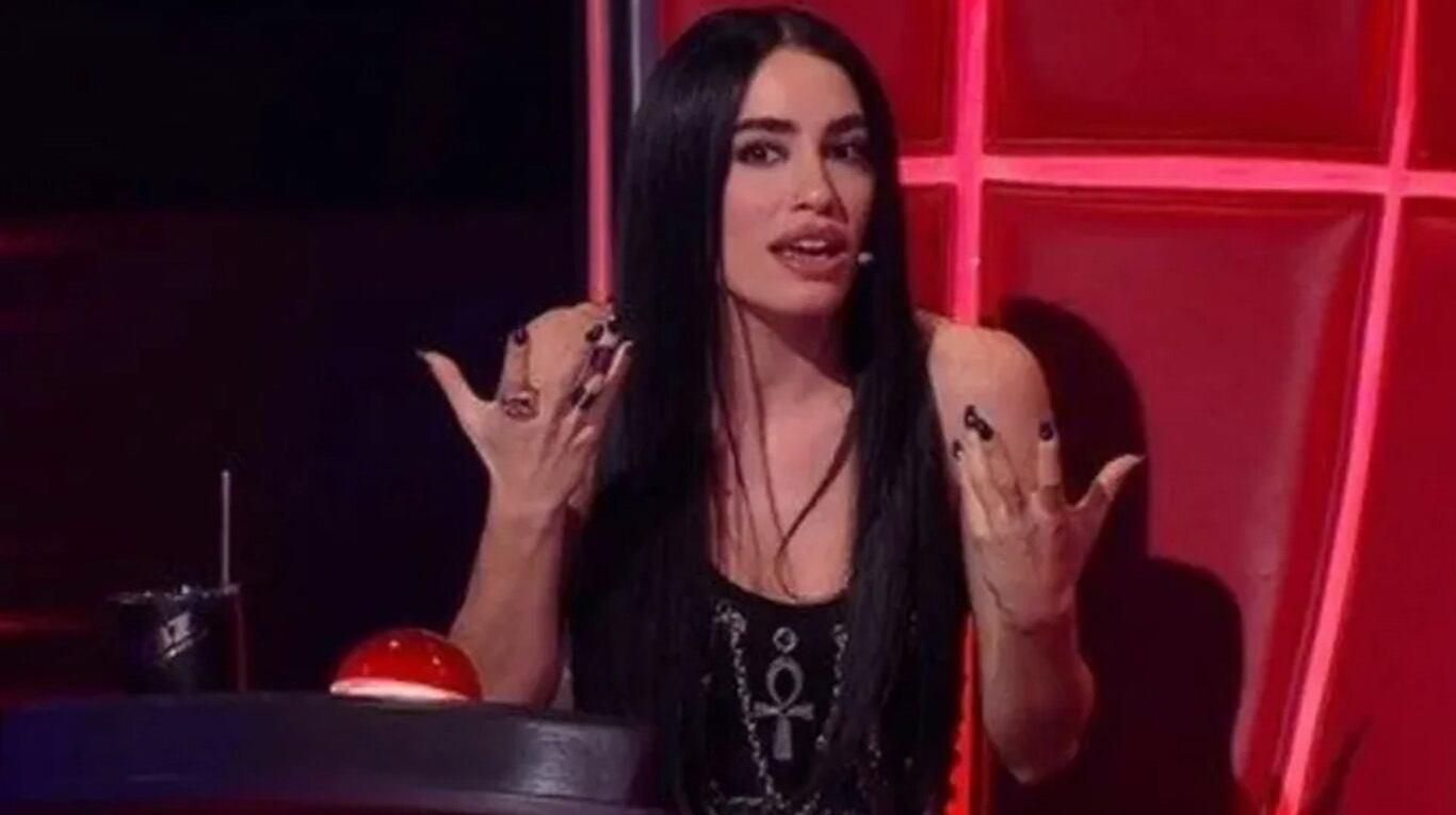 Lali en La Voz Argentina. Captura: Telefe
