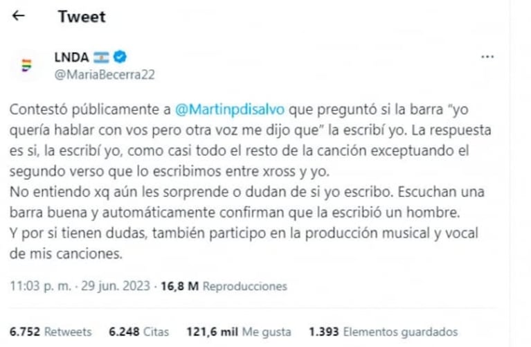 Lali Espósito arremetió contra Coscu por sus opiniones machistas y salió a la luz un repudiable video del streamer