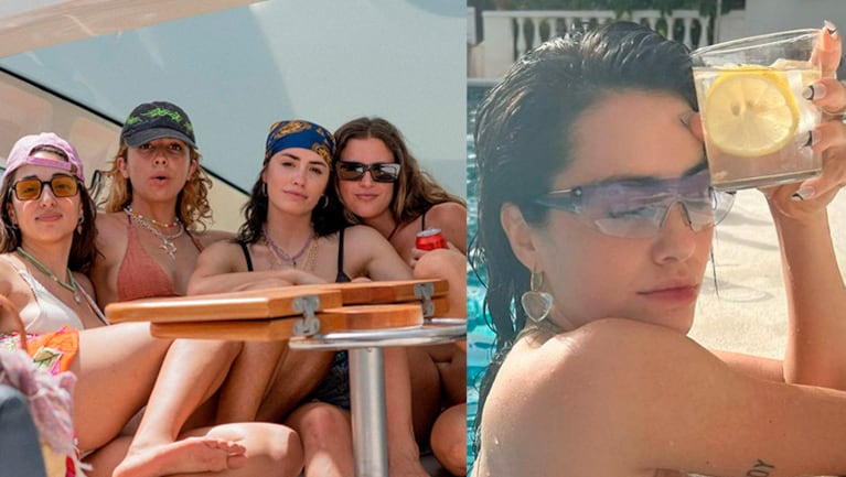 Lali Espósito compartió las mejores fotos de fiesta con sus amigos.