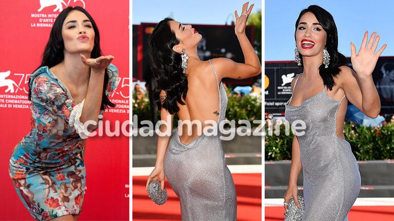 Lali Espósito, diosa total y artista consagrada por Acusada en el Festival de cine de Venecia. (Foto: EFE)