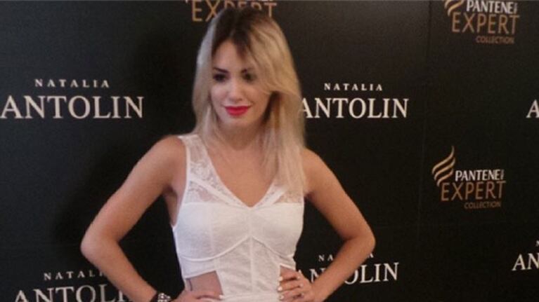 Lali Espósito en el Fashion Show de Natalia Antolin. (Foto: Instagram)