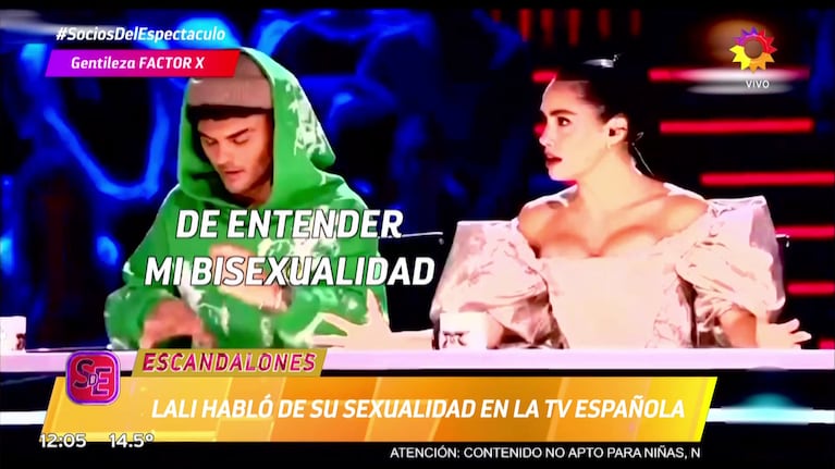 Lali Espósito en Factor X.