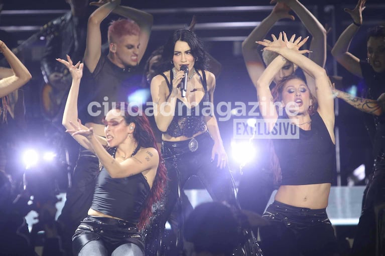Lali Espósito en River Plate (Foto: Movilpress)