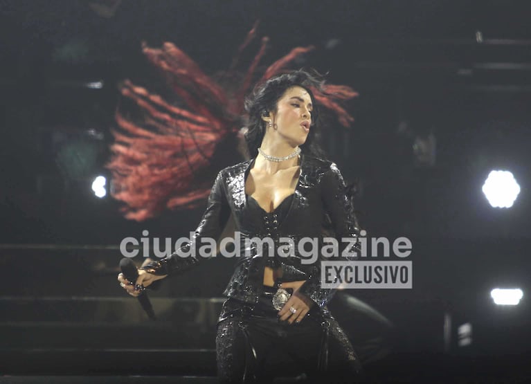 Lali Espósito en River Plate (Foto: Movilpress)