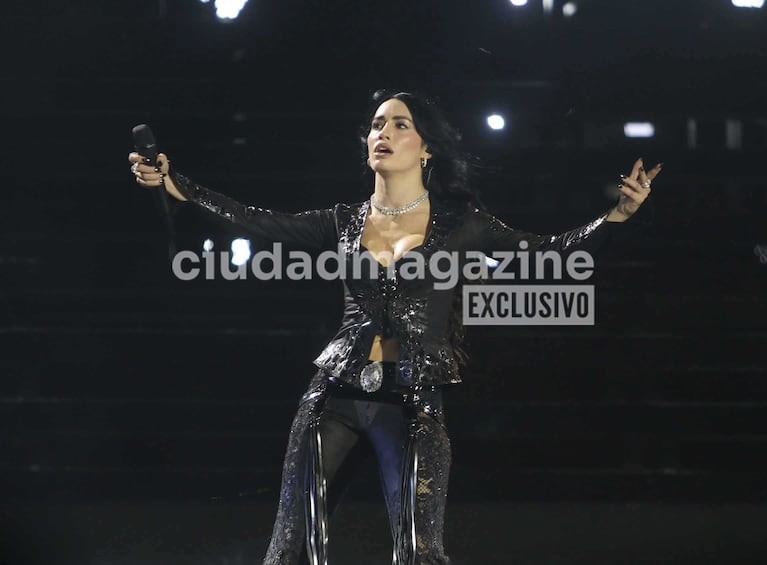 Lali Espósito en River Plate (Foto: Movilpress)