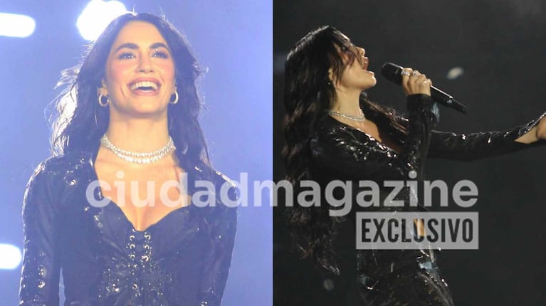 Lali Espósito en River Plate (Fotos: Movilpress)