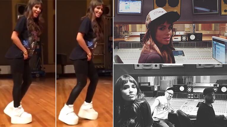 Lali Espósito está en Miami preparando su segundo disco. Fotos: Instagram.