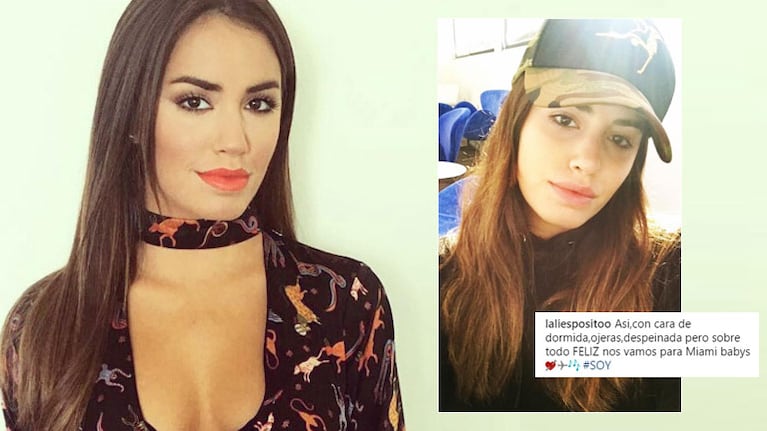 Lali Espósito, foto al natural y sin maquillaje (Foto: Instagram)