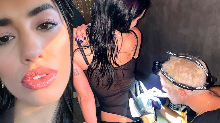 Lali Espósito fue a un casamiento y se hizo un tatuaje en plena fiesta en una zona muy sexy: las fotos