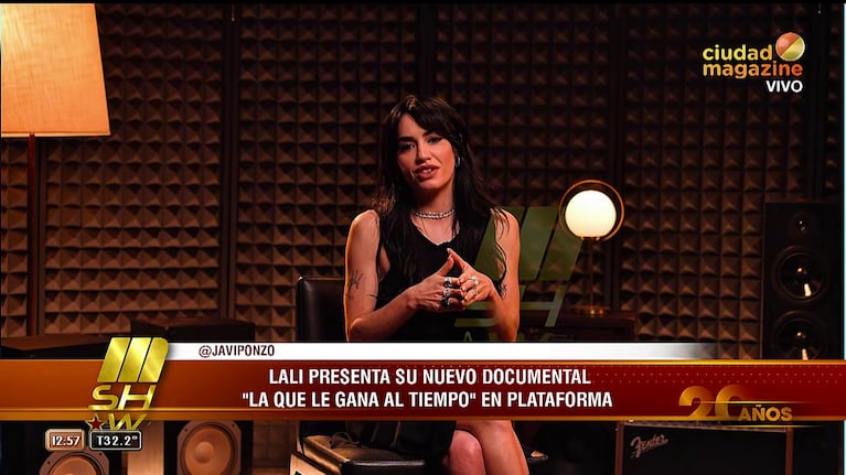Lali Espósito habló en Mshow (Foto: captura de Ciudad Magazine).