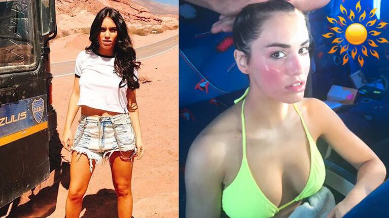 Lali Espósito, insolada y sexy luego del rodaje de Una na, su nuevo videoclip: Así quede de bailar bajo el sol...