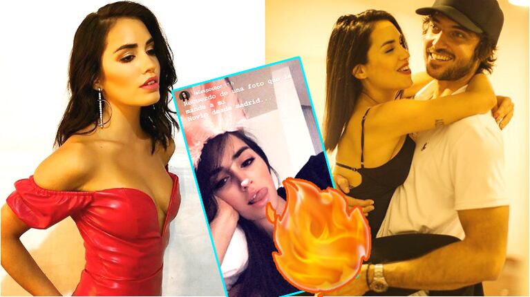 Lali Espósito mostró una foto ultra sexy que le envió a Santiago Mocorrea desde uno de sus viajes a Madrid (Fotos: Instagram)