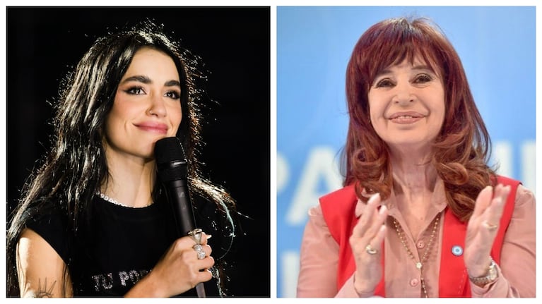 Lali Espósito reaccionó a la condena de Cristina Kirchner con un mensaje viral. Crédito: Instagram/@laliespósito - @cristinafkirchner