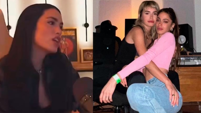 Lali Espósito reveló la verdad de su foto viral con Tini Stoessel (captura de redes sociales)