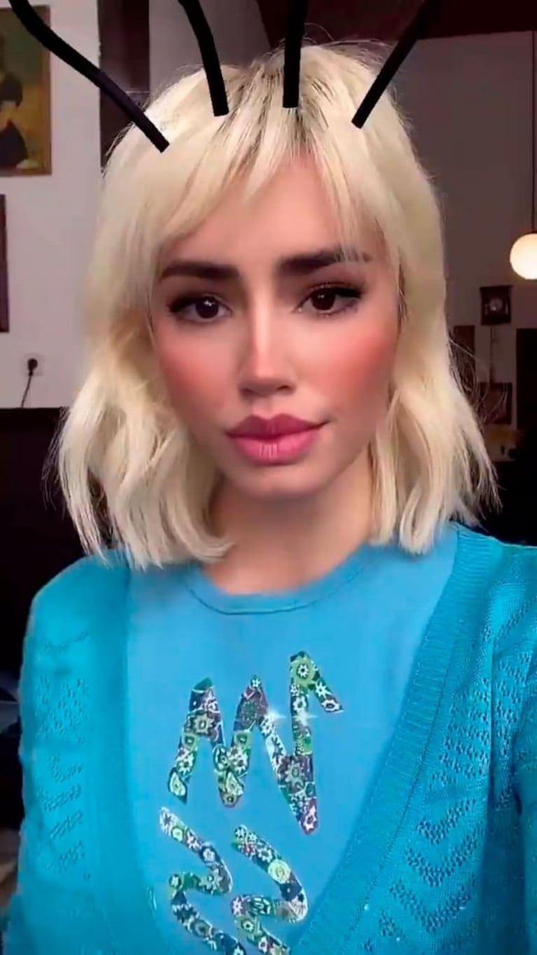 Lali Espósito se cambió el look, apostó al pelo corto y al flequillo: "Me corté las mechas"