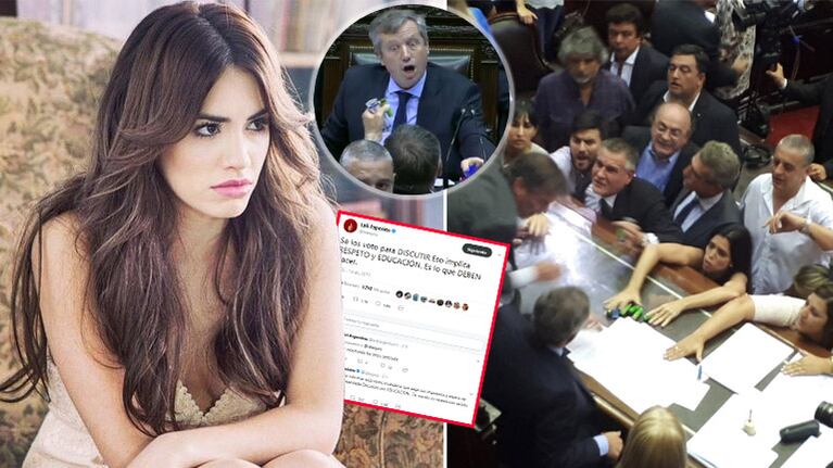 Lali Espósito se indignó con los incidentes en el Congreso y se cruzó con un seguidor en Twitter. Foto: Instagram