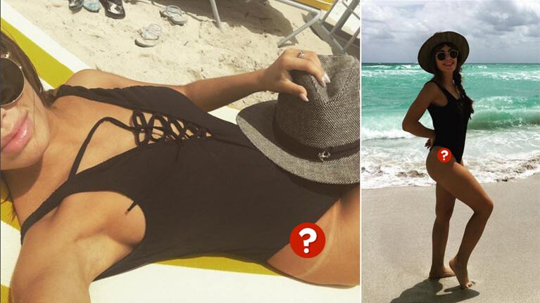 Lali Espósito se paseó por las playas de Miami.