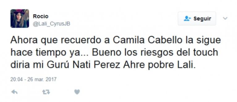 Lali Espósito siguió a Camila Cavallo, novia de Mariano Martínez, por error en Instagram: ¿la estaba stalkeando?