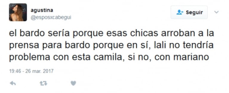 Lali Espósito siguió a Camila Cavallo, novia de Mariano Martínez, por error en Instagram: ¿la estaba stalkeando?