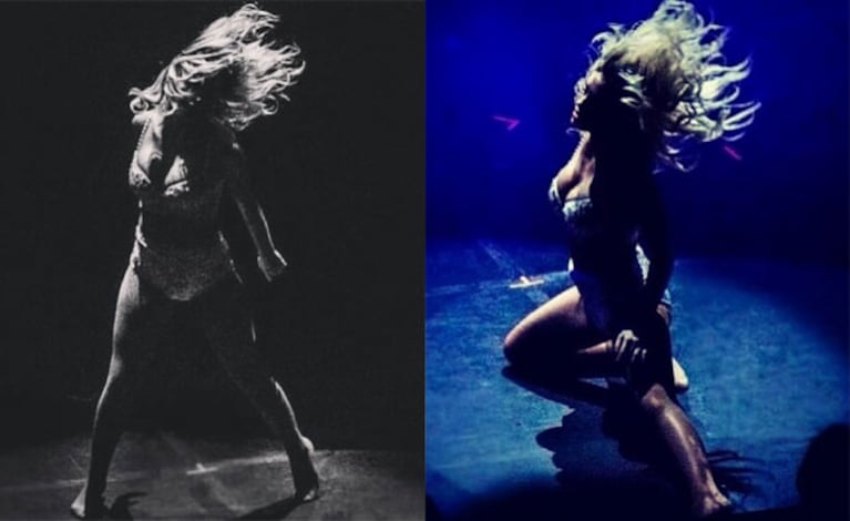 Lali Espósito, súper sexy en su último recital (Fotos: Instagram). 