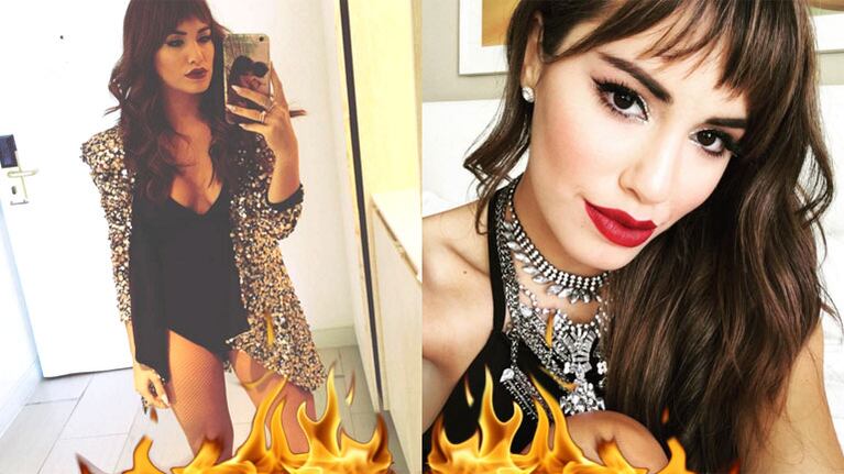 Lali Espósito, un fuego con su estilo sexy en Puerto Rico (Fotos: Instagram). 