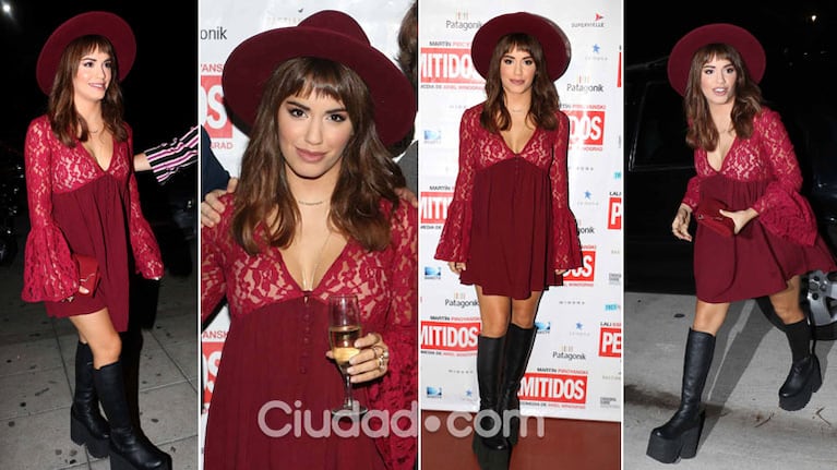 Lali Espósito y el look súper sexy en su primera salida de soltera: escote, encaje y mucha sensualidad