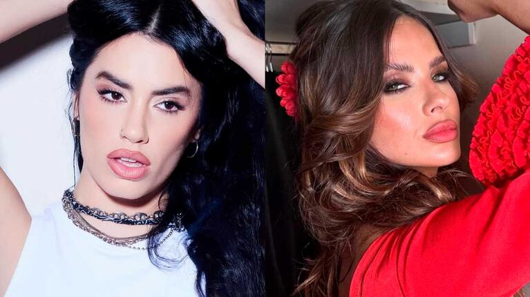 Lali Espósito y la China Suárez. Fotos:  Instagram @lali y @sangrejaponesa