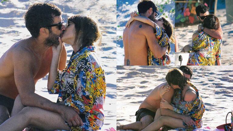 Lali Espósito y Mariano Martínez a los mimos en Punta (Fotos: Caras y Gente). 