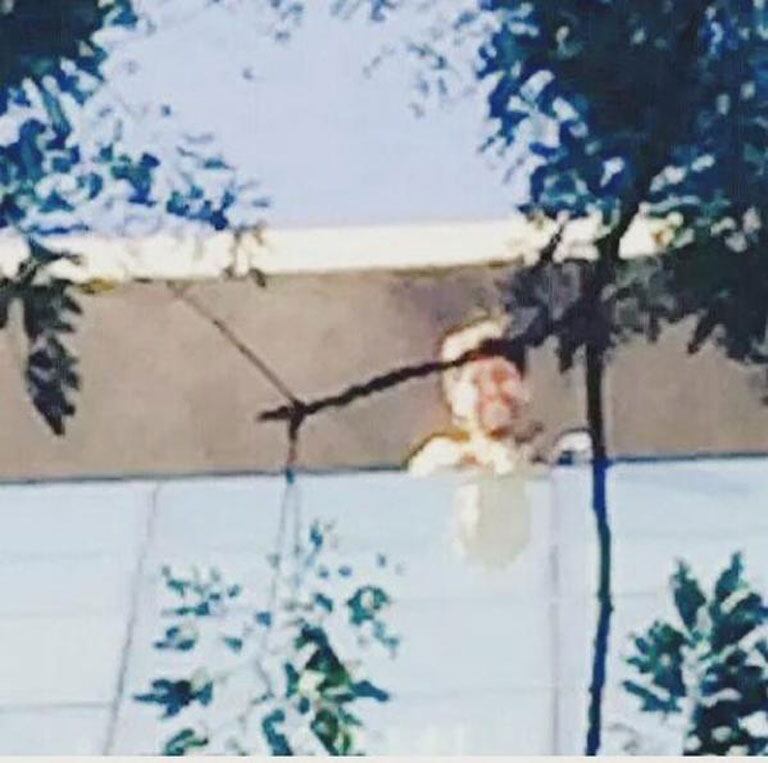 Lali Espósito y Mariano Martínez causaron furor en Rosario (Fotos: Twitter). 