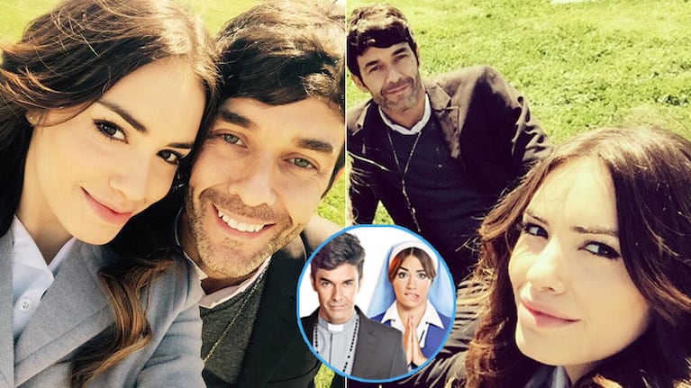 Lali Espósito y Mariano Martínez, cómplices (¡y muy cerca!) en las grabaciones de Esperanza mía 