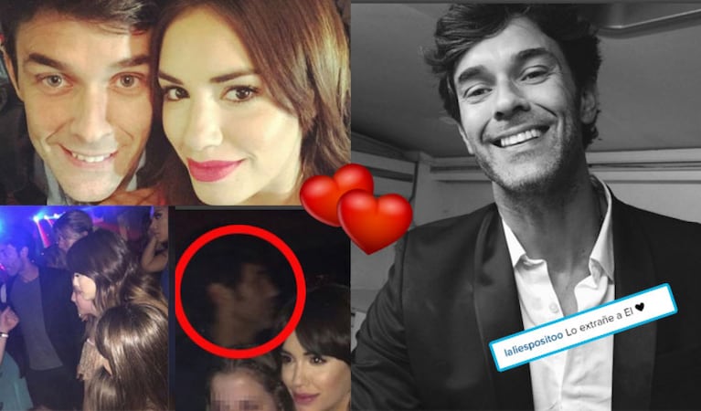 Lali Espósito y Mariano Martínez se reencontraron tras el viaje de la actriz (Fotos: Instagram).