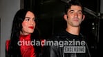 Lali Espósito y Pedro Rosemblat en una noche de debut teatral (Fotos: Movilpress).