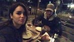 Lali Espósito y su novio, Santiago Mocorrea, cenando en Punta del Este.